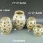 color chaging led ceramic owl solar garden light