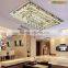 Top Quality K9 Crystal Ceiling Light 128W Amber Luxury Crystal Lamp