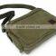 Vintage canvas mens messenger bag with multifunctional pockets