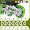  wholesale mix color mix size green kids adjustable rollerskates