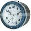 High quality big WHITE analog touch light alarm clock