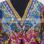 2015 Paisley printed beachwear ponchos & swimwear kaftans for womans