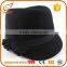 Fashion design black fedora hats wholesale women felt mini fedora hat