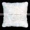 Glamour Colors Rabbit Fur Pillow Case Real Animal Fur Cushion 2016 Creative Design