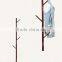 wood portable commerical coat rack