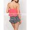 Summer lady latest fashion sexy tube woven crop top- SYK15255