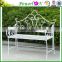 Sale Cheap Fashion Design Wrought Iron Antique Bench Chair Sofa Garden Furniture For Outdoor