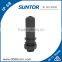 Black outdoor ABS meterial waterproof RJ45 Ethernet cable connector IP 68