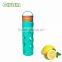 popular glass water bottle with fashionable silicone sleeve wholesale