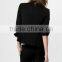 2015High Quality Black Slim Fit Business Handmade tailor suits for women
