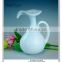 Ceramic white pitcher dry flower vase milk pot