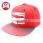 ombre color brim snapback cap with woven label /hip hop snapback cap