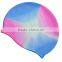 Excellent quality new coming waterproof silicone water swim cap