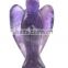 Fluorite quartz small angel crystal carving cheap angel figurine