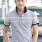 Lapel cultivate one's morality short sleeve T-shirt