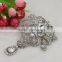 Fashion flower rhinestone brooch badge pins
