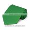 2016 hot selling solid green colored plain blank silk tie for men