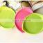 3D Leaf Shaped Silicone Coasters Candy Color Dinner Placemats For Table Unique Cup Mats Tablemat
