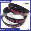 hot make rubber band bracelet Wholesale decorative customizable rubber bracelets