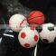 Promotional Toy Ball Small Rubber Football,Basketball and Volleyball Toys Balls Bounce Game Bouncy Ball
