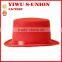 Halloween magic red round felt carvinal party lincoln top hat