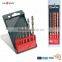 Plastic packaging cassette case HSS masonry hammer and wood drills FA cassette