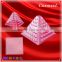 hot sells new style wholesale 7 tier plastic Macaron pyramid tower display stand &patented customizable Macaron packaging