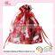 Customize Organza Jewelry Bags Draw String Bags Christmas Printed Logo Gift Bags Wholesales Supplier