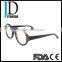 Fashionable Retro Round Buffalo Horn Eyewear Custom Logo Buffalo Horn Eyeglasses