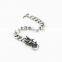 Dragon head Italy figaro cuban curb chain bracelet