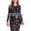 Newest Style Print Islamic Maternity Clothes for Spring and Autumn