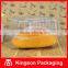Clear Rectangular Plastic Hinged Container for Food