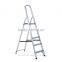 HomCom 5-Step Folding Aluminum Step Stool Ladder