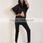 Pretty Steps 2015 drop sale fashion black casual pant for women slim pants for girls,OEM service Guanghzou China manufacturer