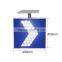 Aluminum high way portable solar power led flashing traffic sign