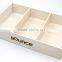 wooden tray with compartments,3 compartments tray,finished wood tray