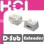 HD15 PC Monitor Nickel-Planted VGA Surface mount Box