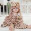 Super Soft Milk Cow Head pattern Knited Technics Velour Baby Blankets