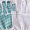 Safety White Cotton Working Glove/cheap white cotton gloves pvc dotted gloves