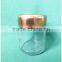 120ml Glass Cosmetic Empty Round Jar with Gold Screw Lid 4 ounce Cosmetic Cream Jar