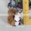 christmas animated figures plush squirrel