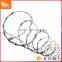 silver color and smooth surface razor wire fence coated copper wire for jewelry