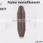 0.08mm-0.30mm Nylon polyamide brown monofilament yarn for warp or weft knitting