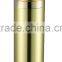 golden metal clothed airless bottle