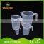 Promotion Wholesale plastic clear plastic measuring cup