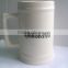 400ml white ceramic beer mug with handle 400ml white porcelain beer mug