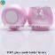 Pink Butterfly Charms With a Floral Laser Cut Design Glass Candle Container