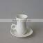 80cc ceramic promotion white coffee cup set