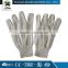 JX68B205 Industrial knit wrist Drill cotton hand gloves with PVC dots
