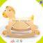 2017 wholesale baby wooden rocking horse cheap kids wooden rocking horse hottest children wooden rocking horse W16D055